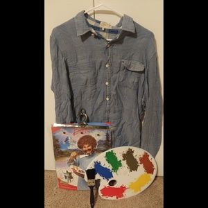 Bob Ross Halloween costume kit
